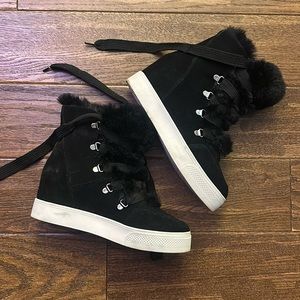 Steve Madden platform sneaker bootie